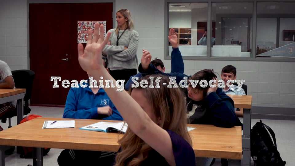 Teaching Self-Advocacy